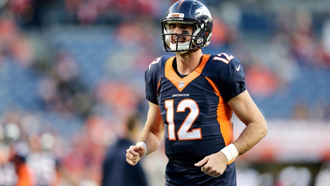 Paxton Lynch may be in line to start on Sunday for Broncos