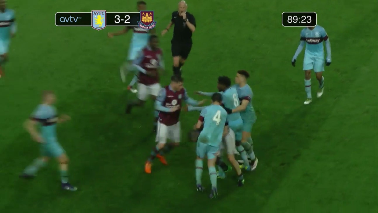 Mass brawl breaks out during Aston Villa development game