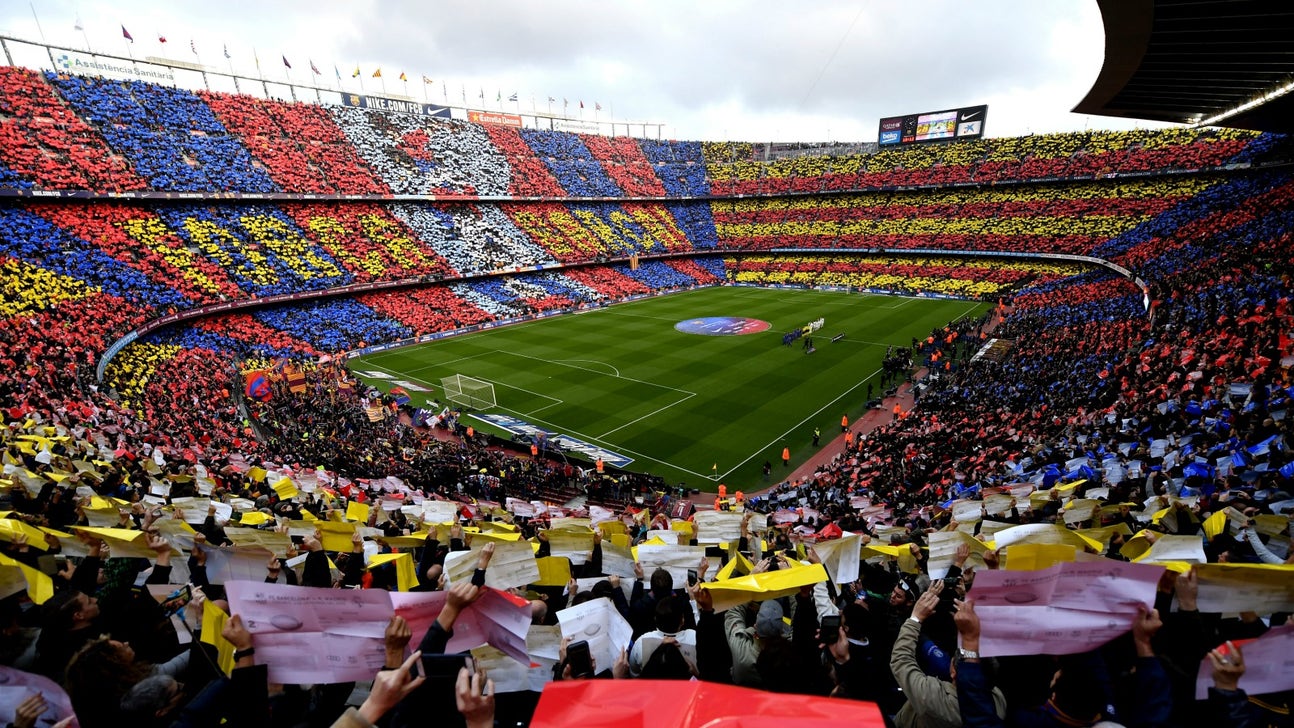 Barcelona's pre-Clasico tifo was unreal