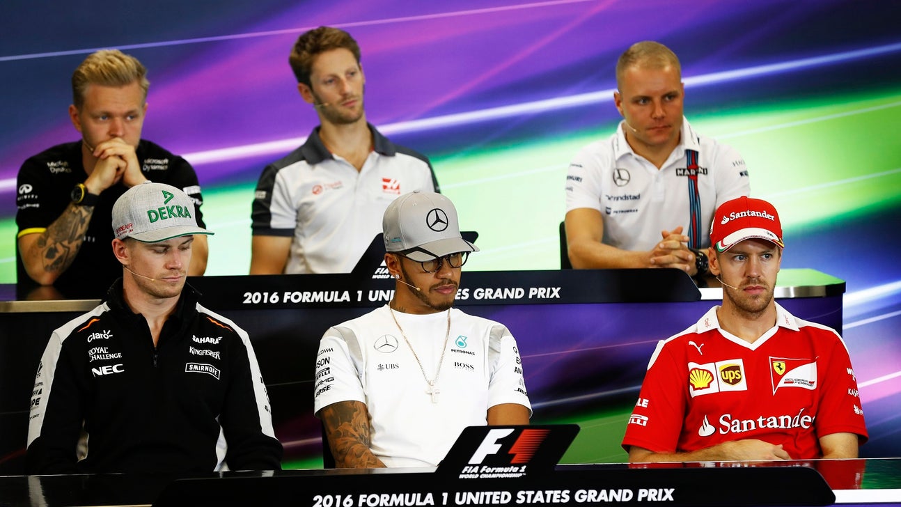 F1 drivers asked if they were bored during press conference