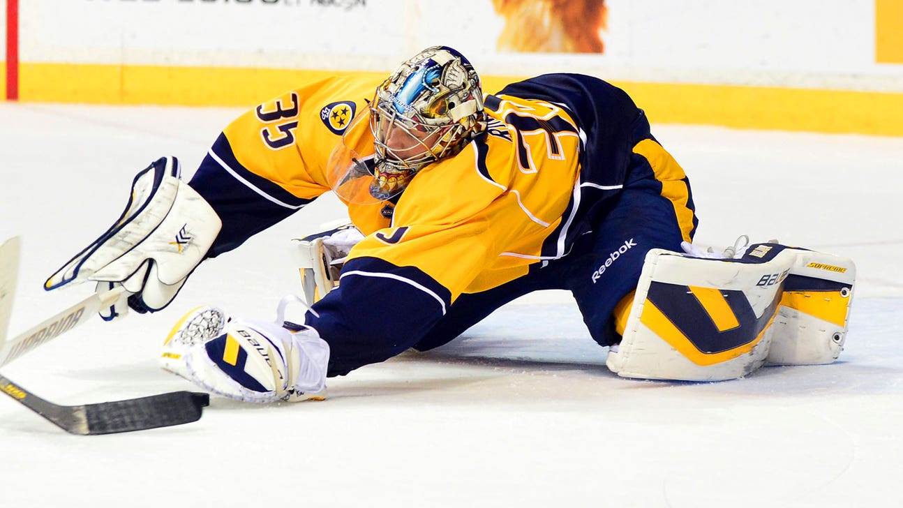 Preds goalie Rinne feeling great after long season on the shelf