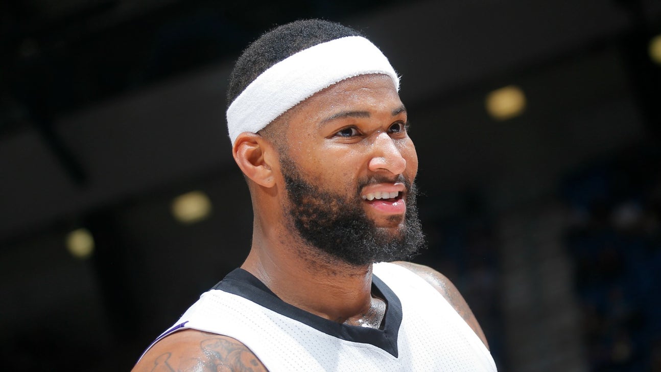 DeMarcus Cousins goes crazy after Willie Cauley-Stein nails a fadeaway over Dirk