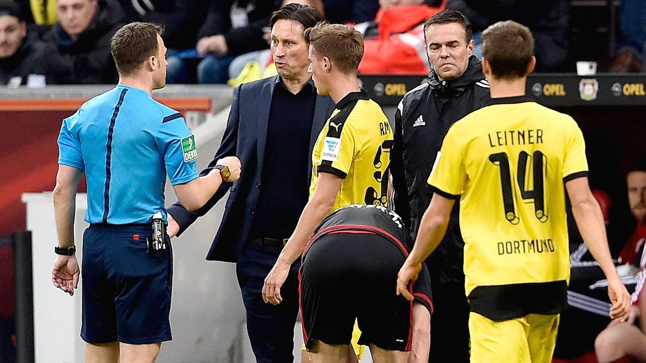 Leverkusen coach handed three-match touchline ban