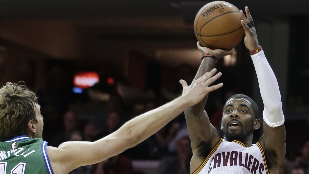 Irving leads LeBron-less Cavaliers over Mavericks 99-98