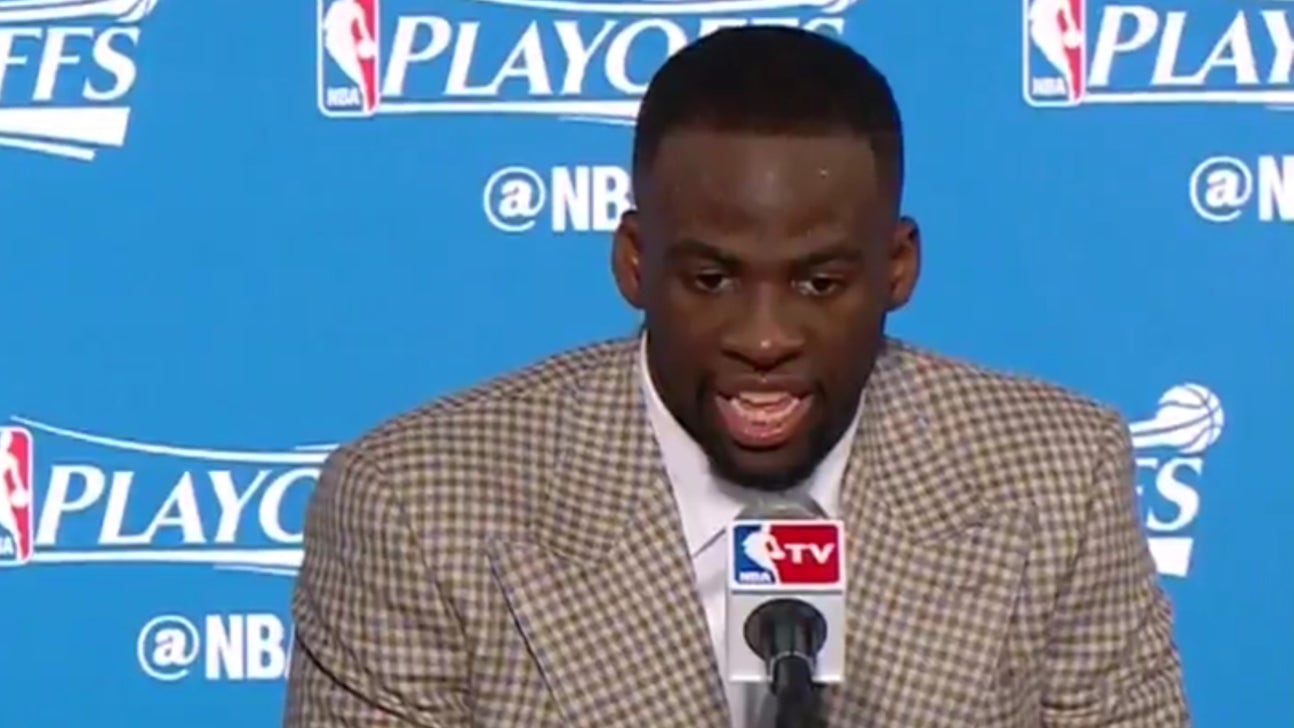 Draymond Green hilariously froze for 19 seconds in press conference
