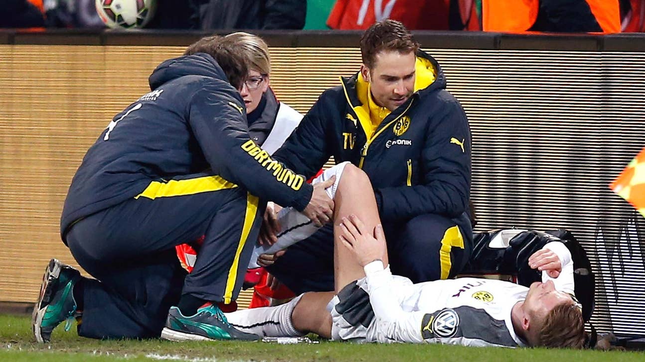 Reus' injury mars Dortmund's DFB-Pokal win over Dynamo Dresden
