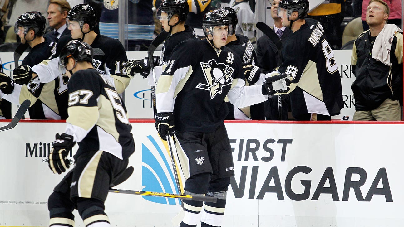 Penguins finally win first and Malkin breaks scoring drought