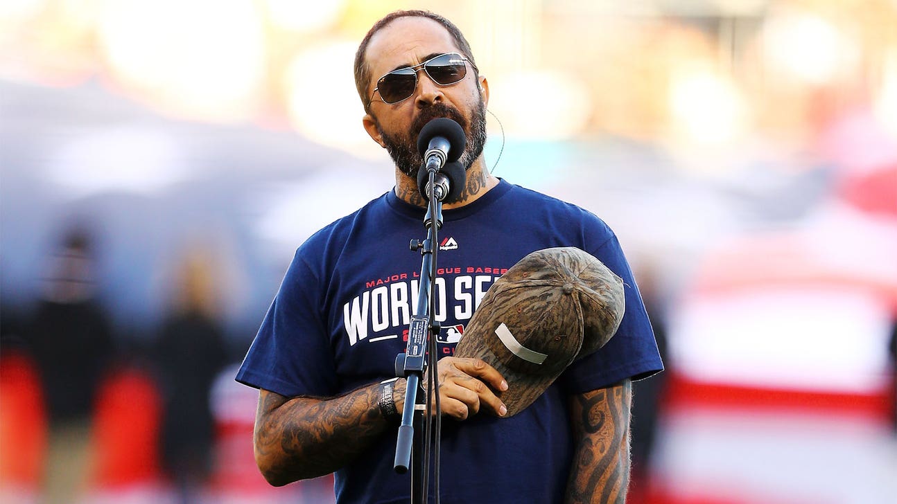 Staind's Lewis apologizes for botching national anthem before Game 5