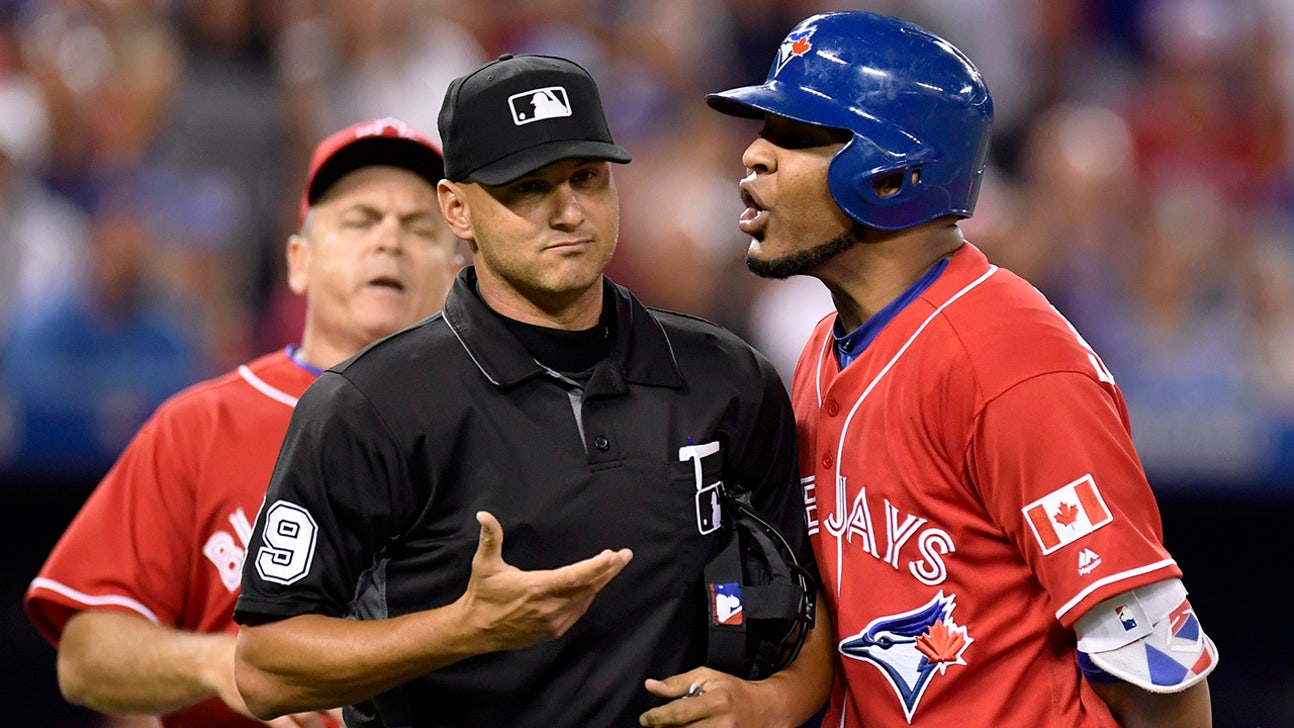 MLB suspends Blue Jays' Encarnacion for dust-up with ump