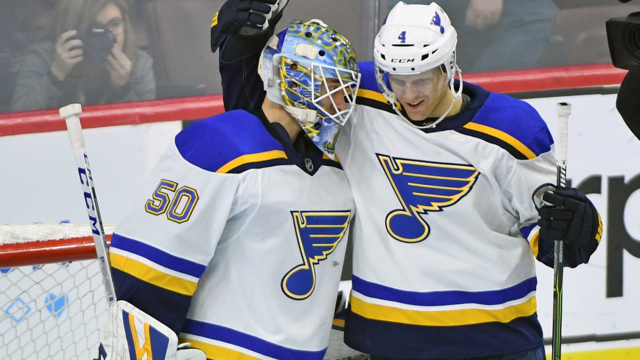 Binnington earns shutout in his first NHL start, Blues beat Flyers 3-0