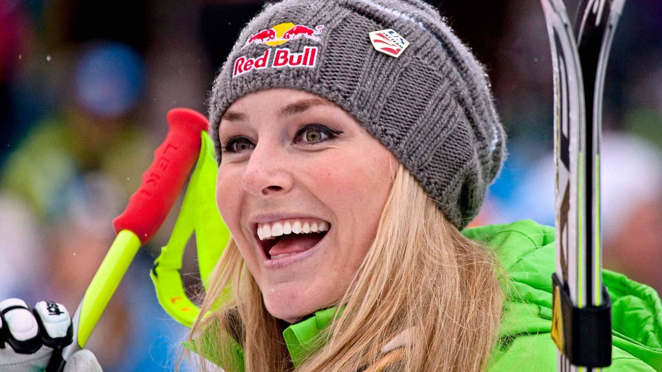 Skier Lindsey Vonn back on the slopes after 'looong' nine-month absence