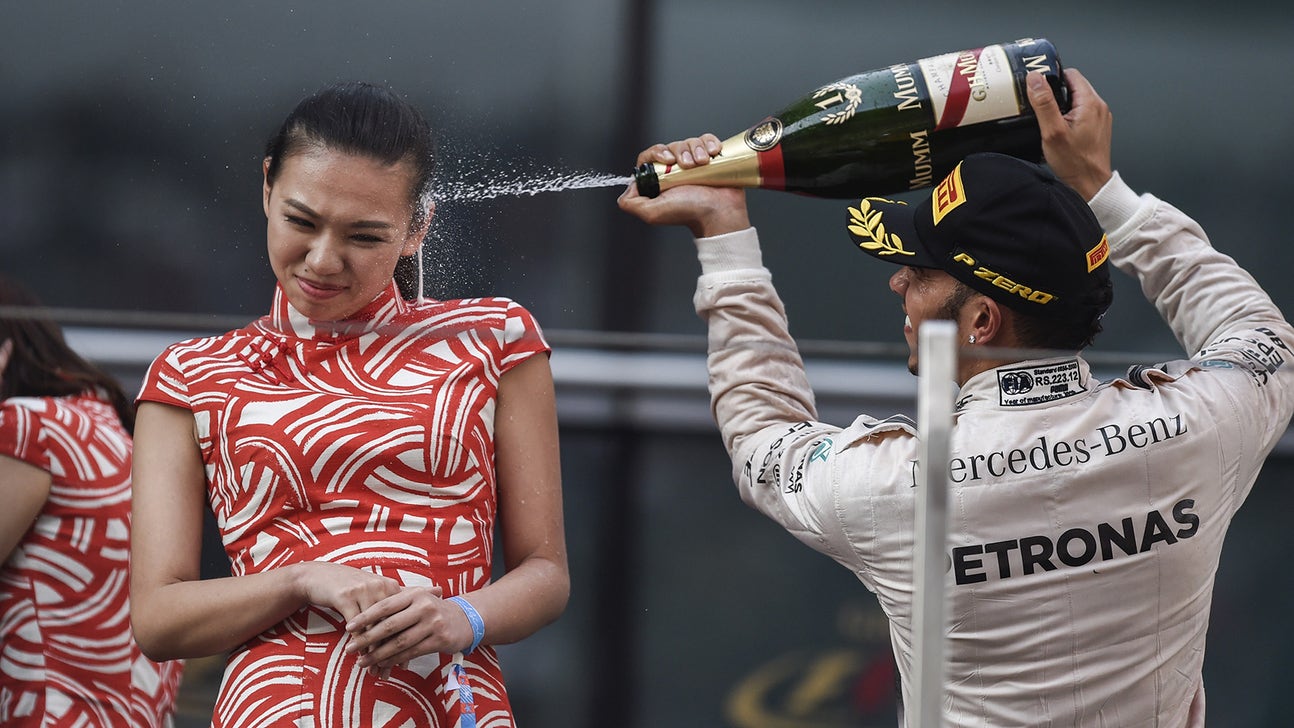 F1: Hamilton under fire after podium girl photo goes viral