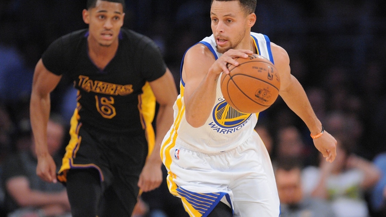 Steph Curry with a "Shaqtin' a Fool" moment