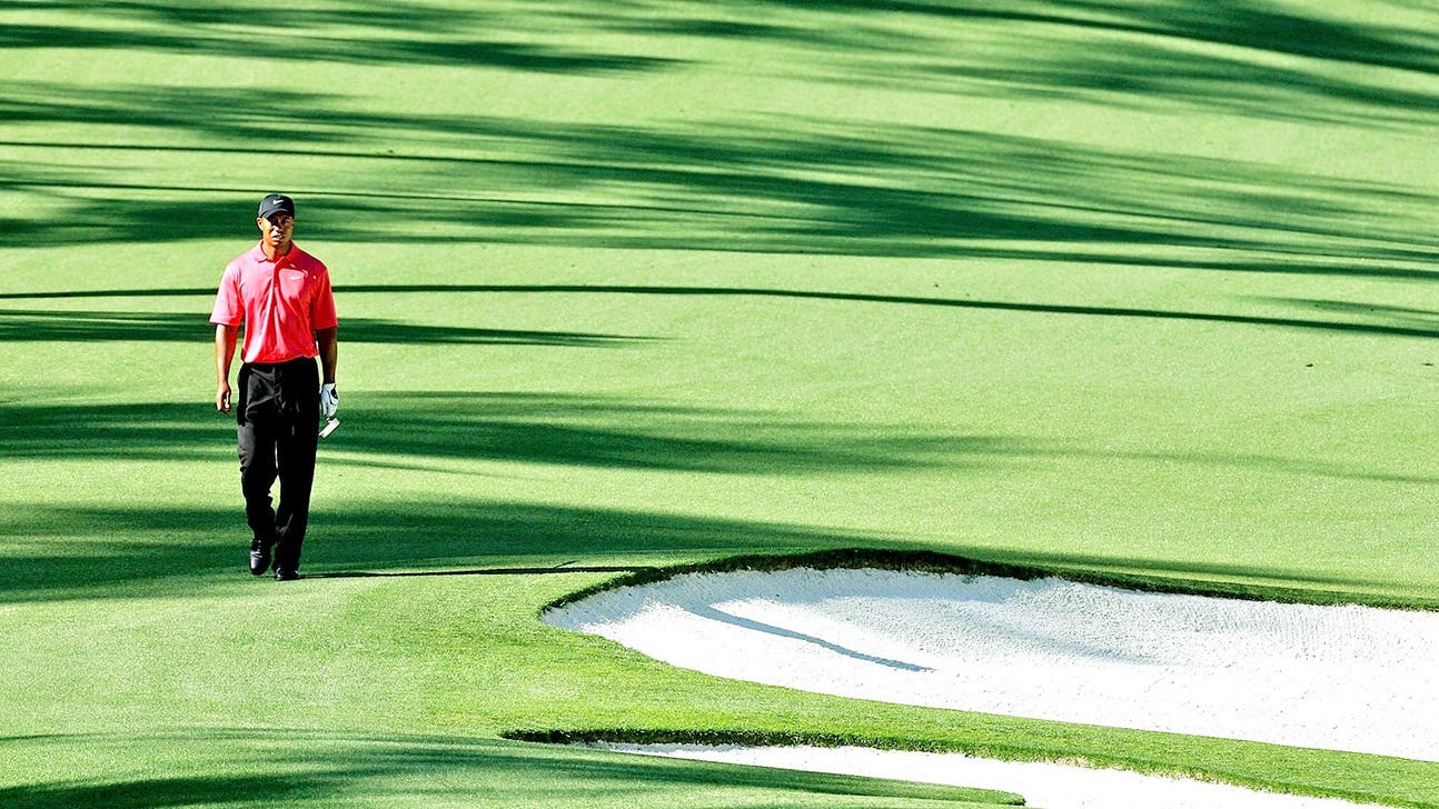 Tiger Woods might not be at Augusta, but his shadow still looms large