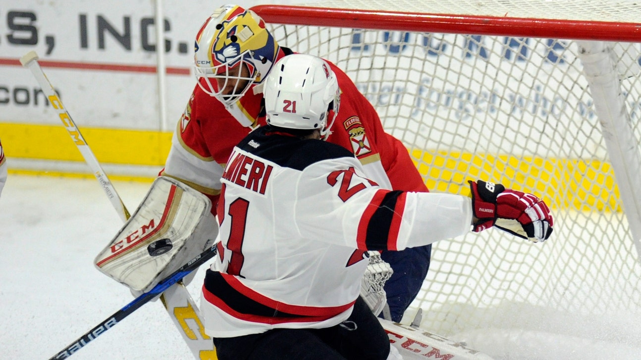 Jonathan Huberdeau injured in Panthers' preseason win over Devils