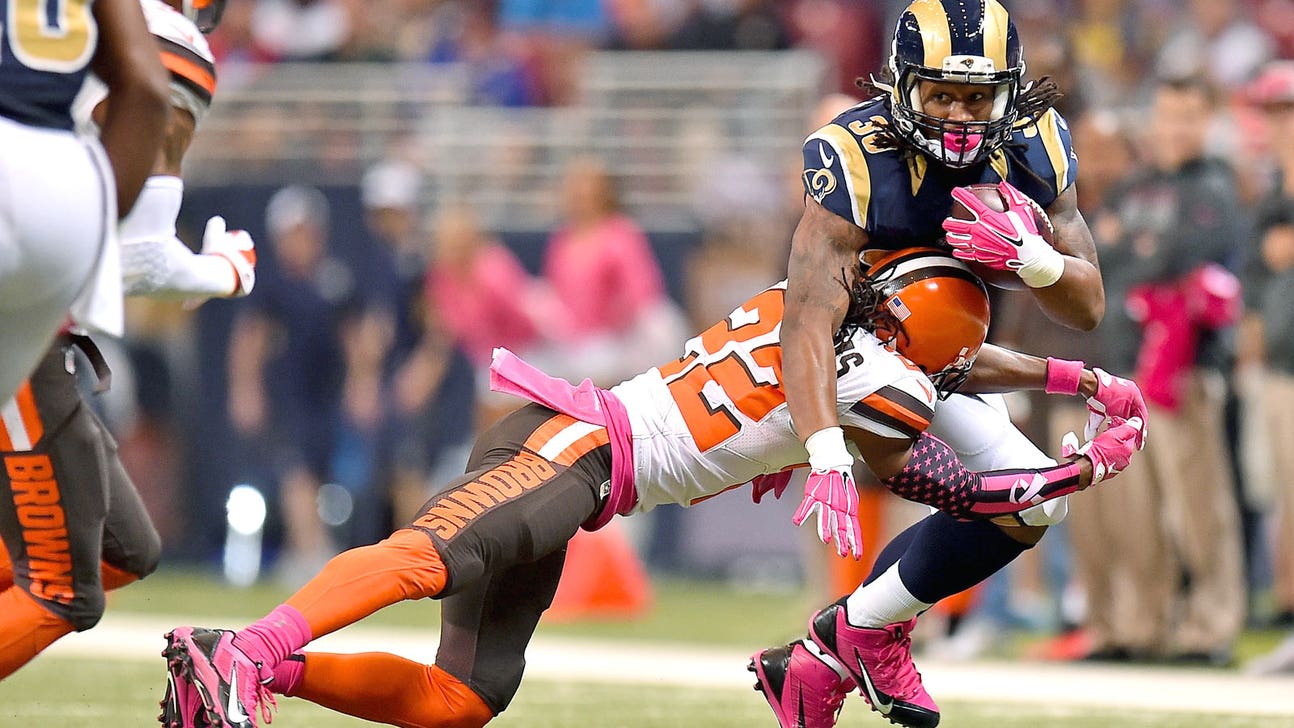 Gurley scores two TDs, Rams whip Browns 24-6