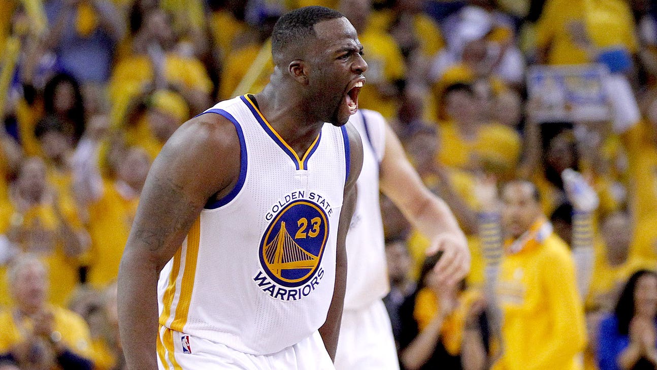 Draymond Green has a WWE championship belt