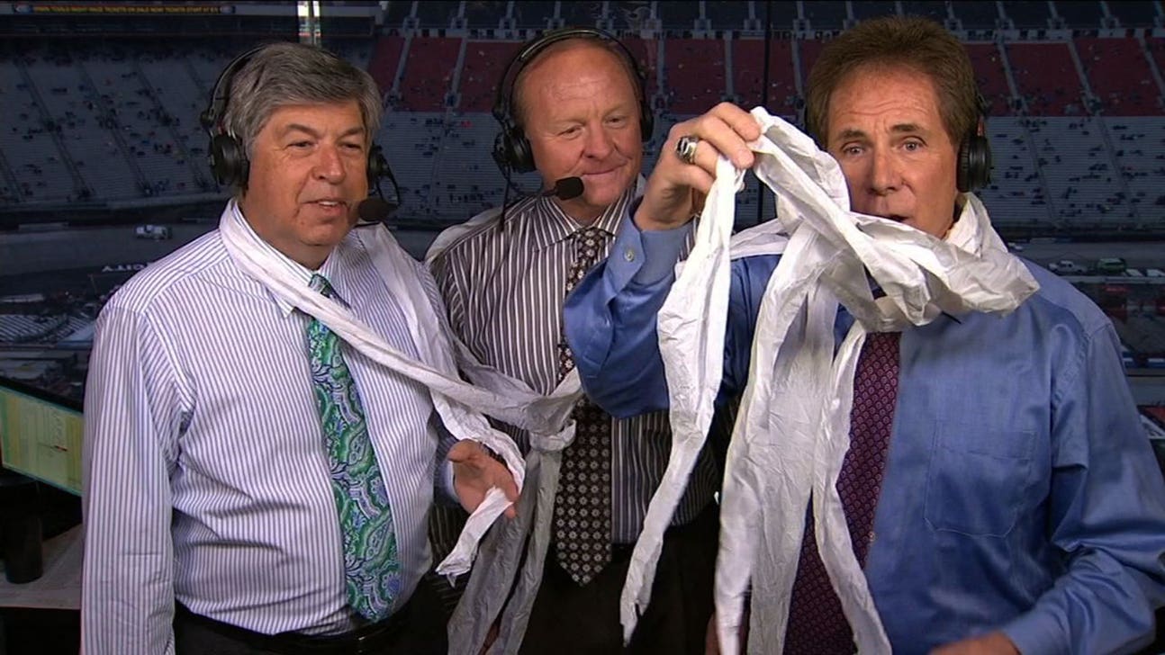 Wrapped up: NASCAR on FOX crew keeps busy during rain
