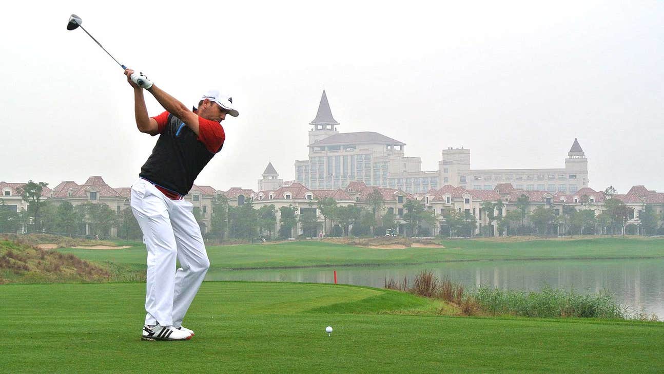 Garcia leads drizzly BMW Masters by one stroke