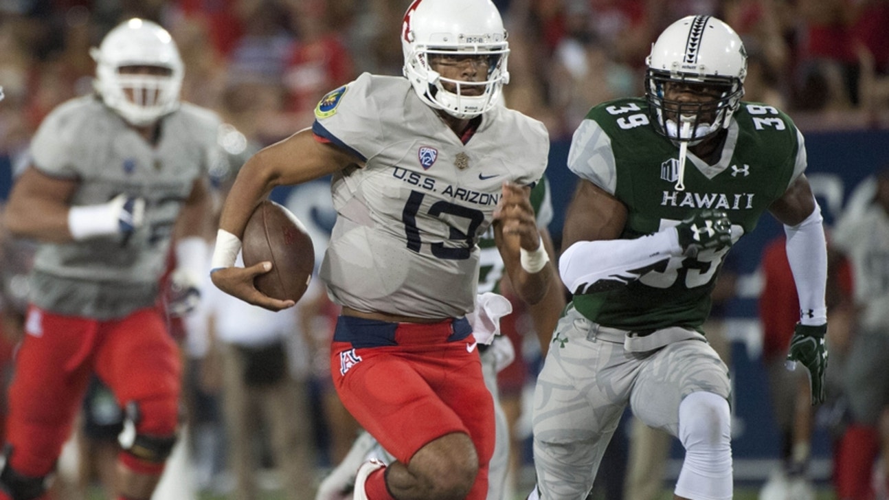 Dawkins and Taylor shine as Arizona Football sails over Hawaii 47-28