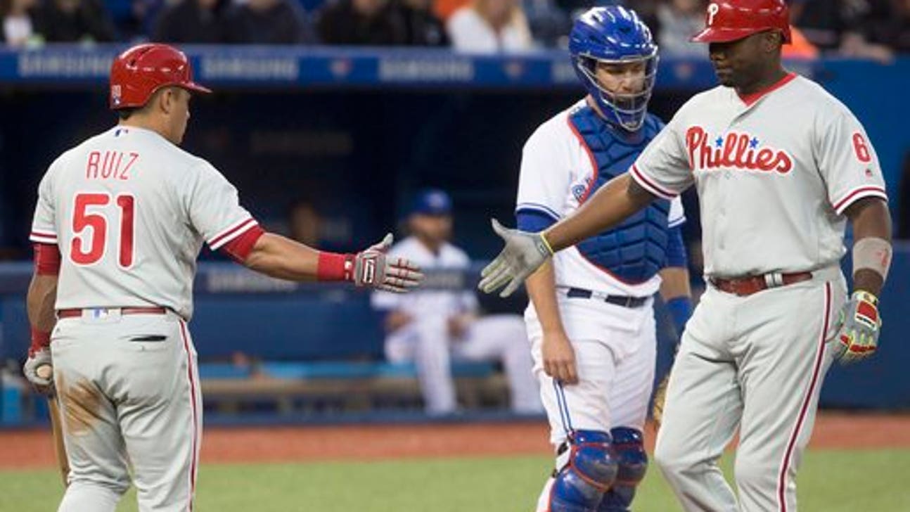 Howard, Herrera, Eickhoff lead Philies past Blue Jays 7-0