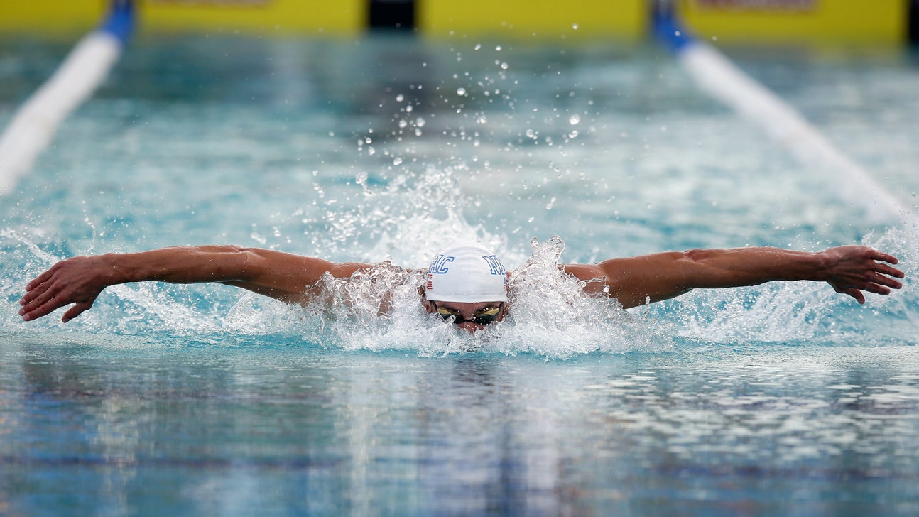 Phelps shares 100 butterfly title in Santa Clara meet