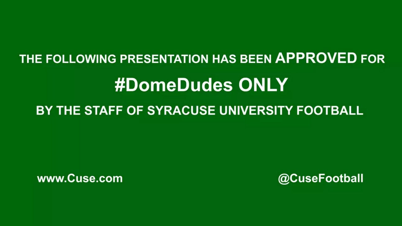 Syracuse made a comically dramatic video for its new football coach