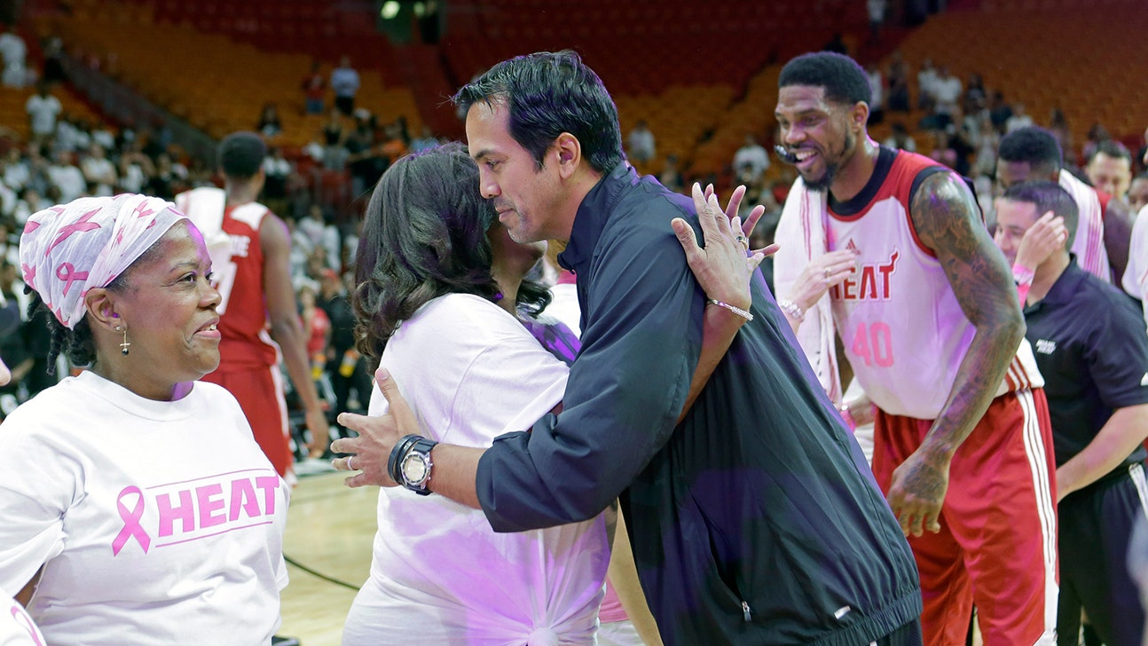 Breast cancer awareness takes center stage at Heat scrimmage