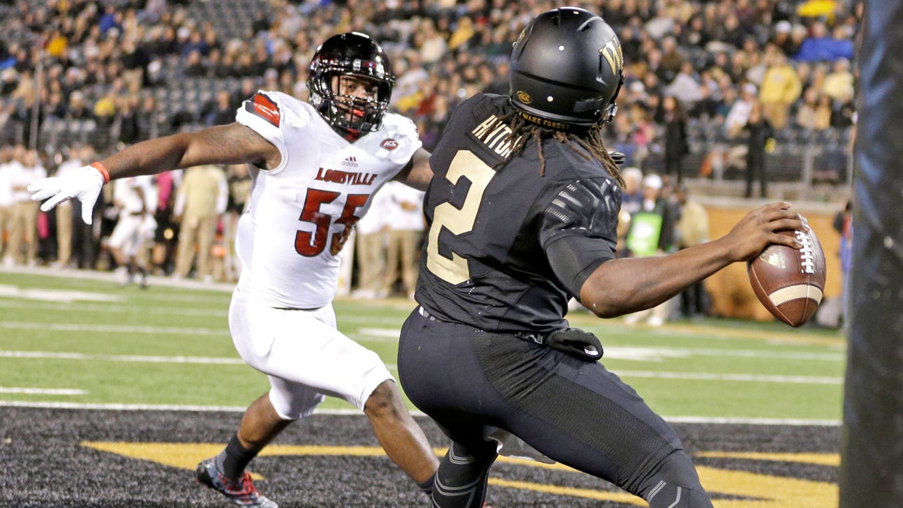 Louisville forces five turnovers for slim win at Wake Forest