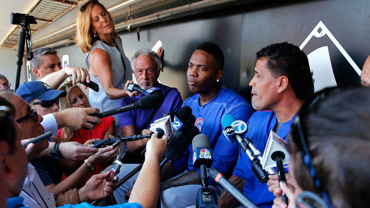 New Cubs closer Aroldis Chapman struggles with tough questions