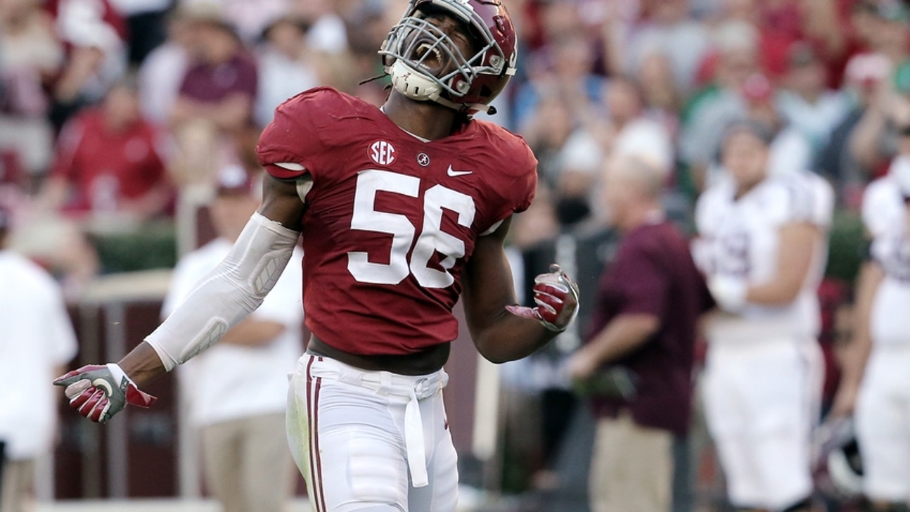 Colts Select Alabama Pass Rusher Tim Williams in PFF's First Mock Draft