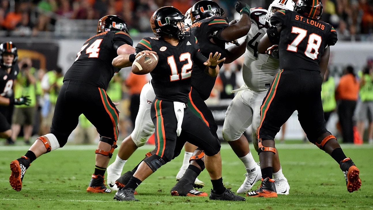 Miami up to No. 7 in CFP rankings ahead of clash with No. 3 Notre Dame