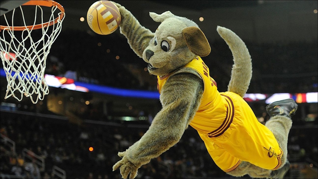 Cavs mascot Moondog sidelined for two games