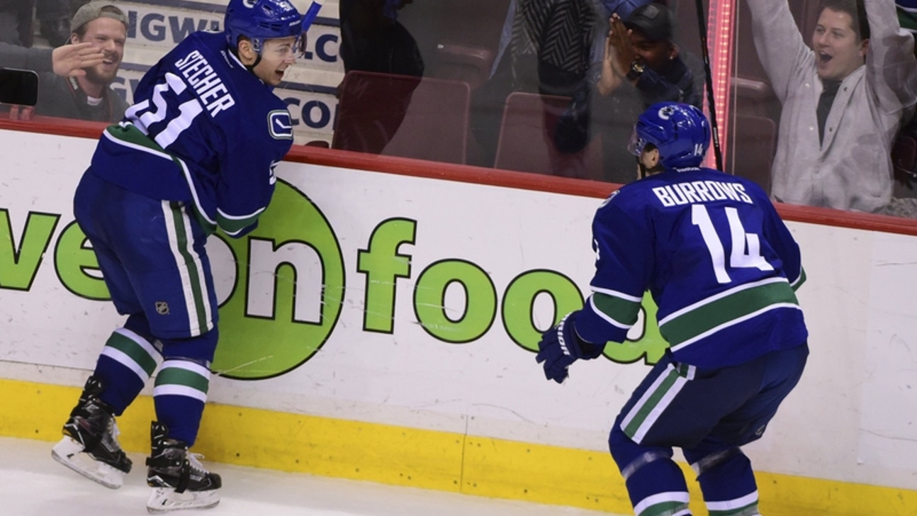 Vancouver Canucks D Troy Stecher's First NHL Goal