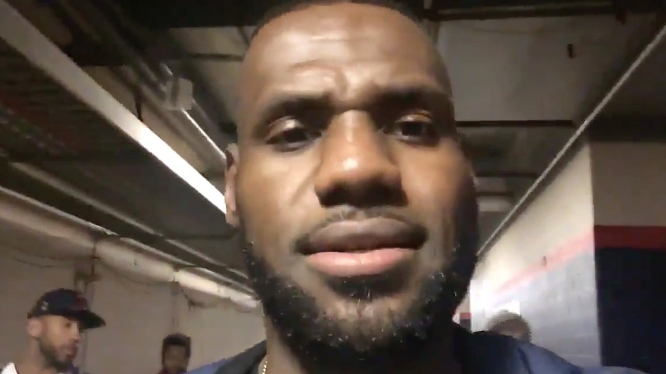 LeBron James shares uplifting message for the Indians after crushing World Series loss