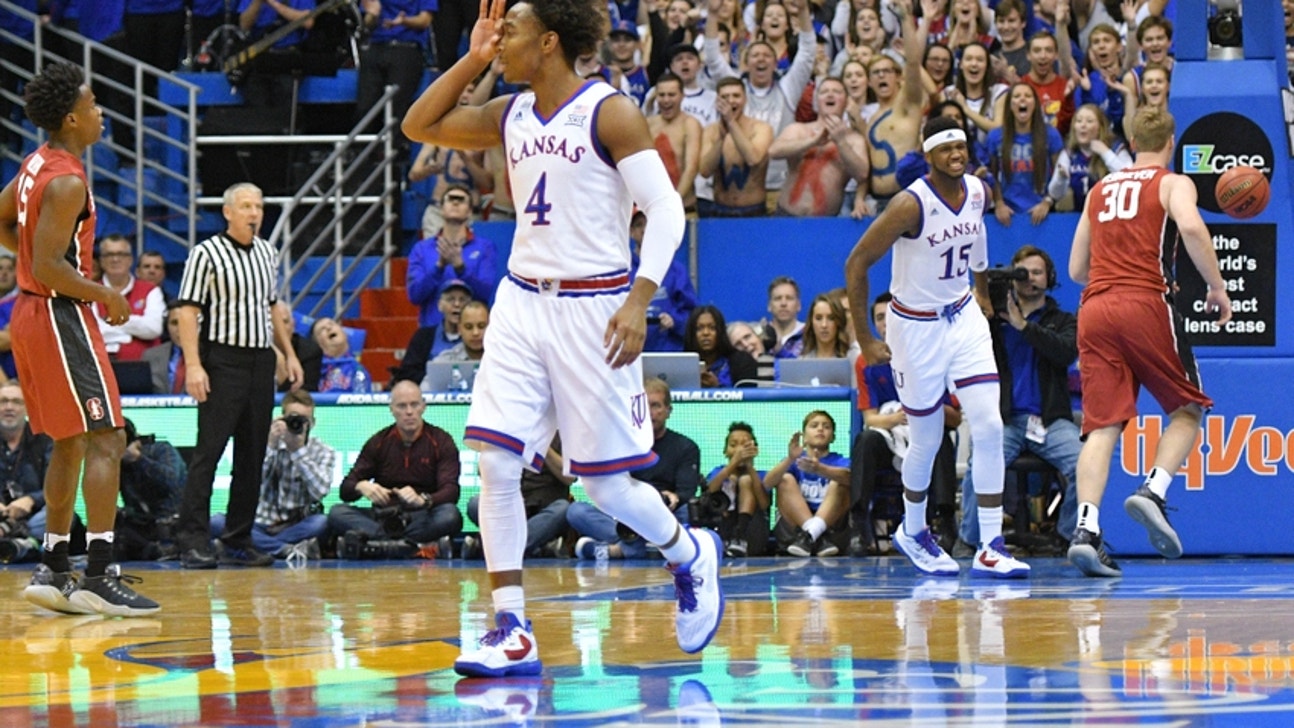 KU Basketball Spoils Homecoming for Haase, Defeats Stanford