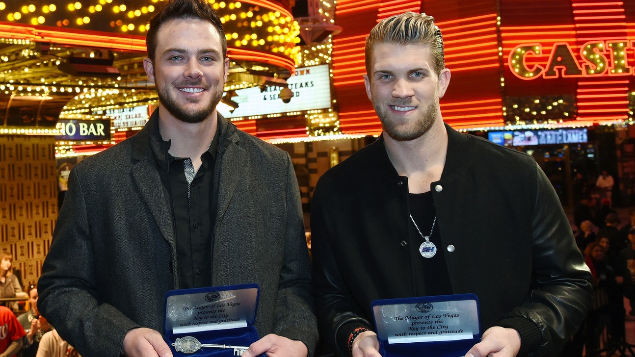 Nats' Harper, Cubs' Bryant receive keys to hometown Las Vegas