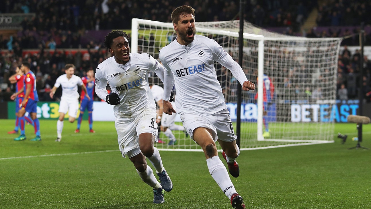 Swansea City loses 3â1 lead, comes back to win over Crystal Palace
