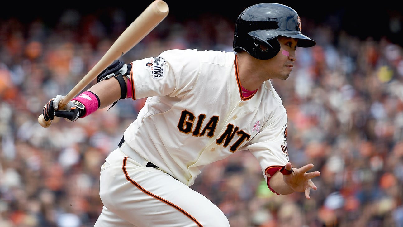 Giants' Aoki leads MLB's best road offense