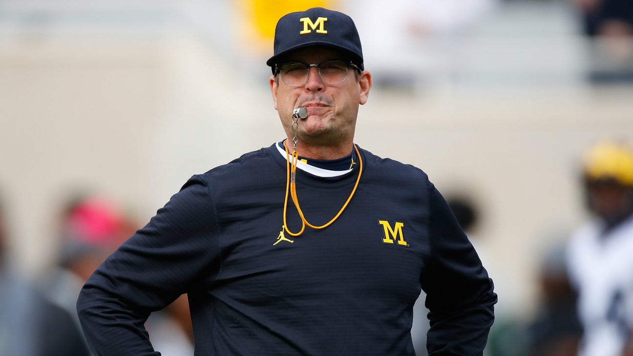 Jim Harbaugh says he models himself after SpongeBob SquarePants