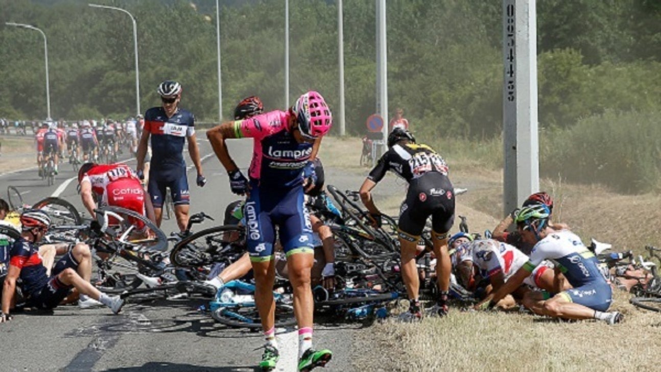 Crash at Tour de France sidelines five riders