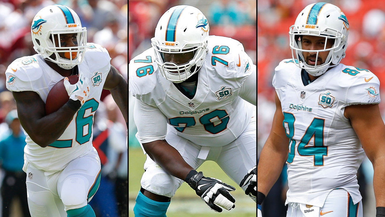 Lamar Miller, Branden Albert, Jordan Cameron sit out Dolphins practice