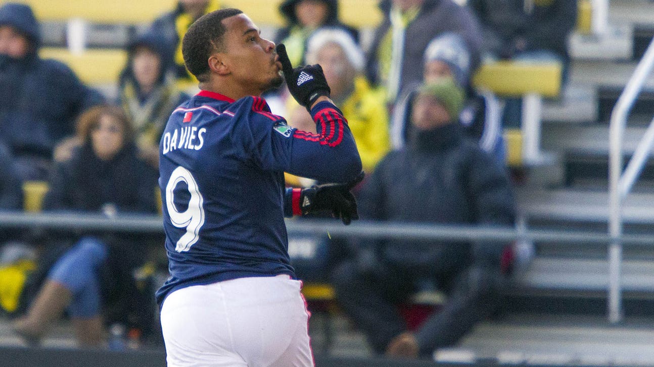 Davies scores twice as New England romps to victory in Columbus