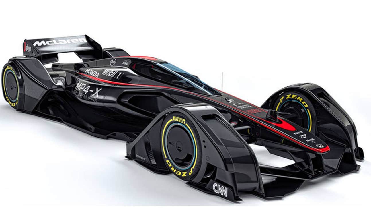 F1: McLaren showcases technology with MP4-X concept car | FOX Sports