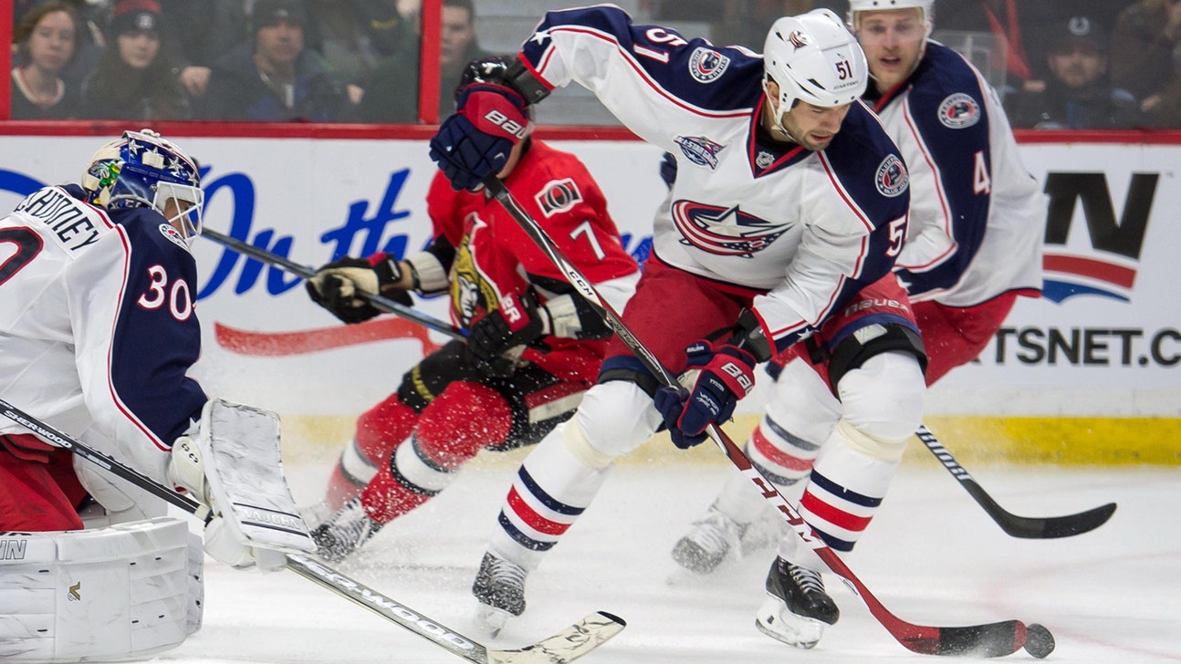 Blue Jackets score 4 in 3rd period, beat Senators 4-1