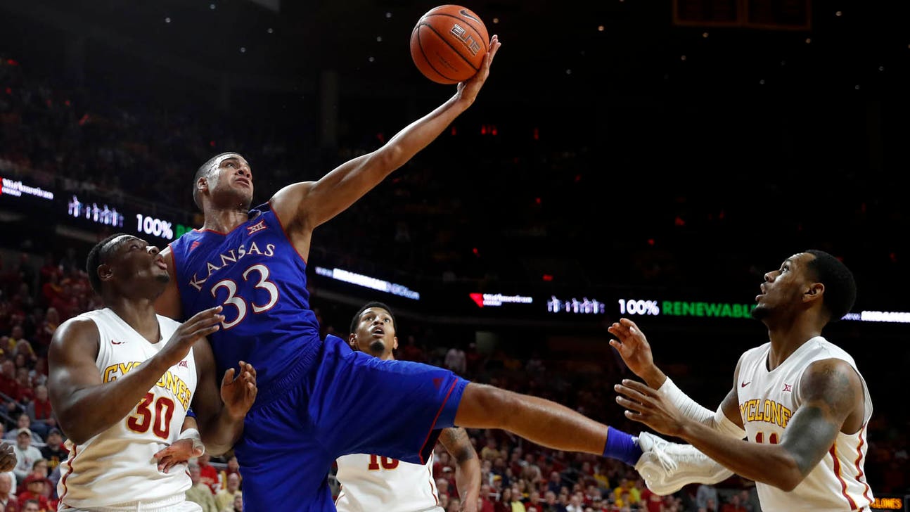 Kansas holds off Iowa State 76-72 for 17th straight victory
