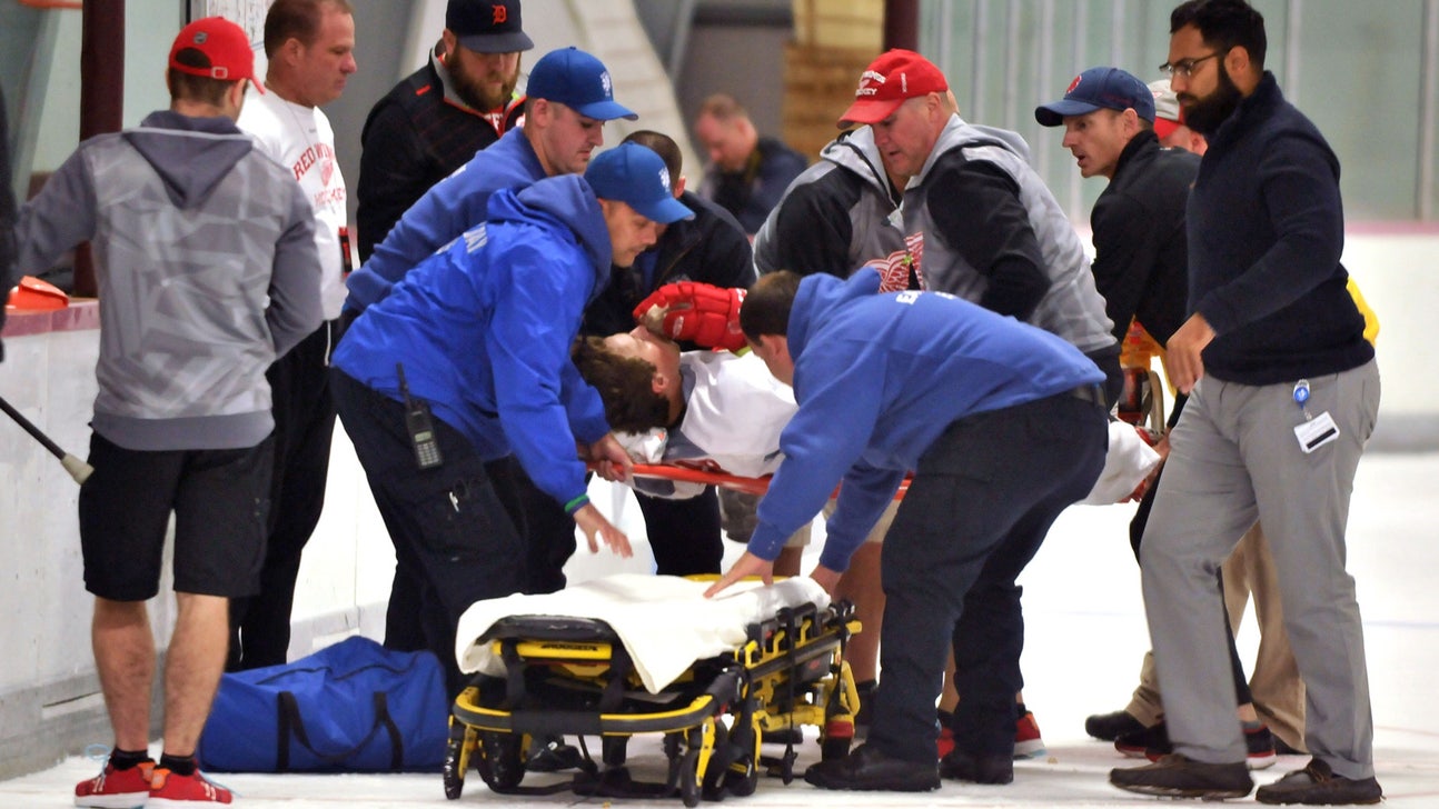 Helm undergoes concussion protocol, Verrier suffers broken leg after collision