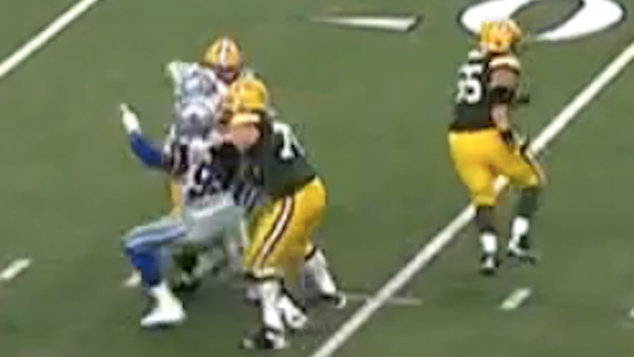 Did refs miss the Cowboys getting held on that miracle Aaron Rodgers pass?