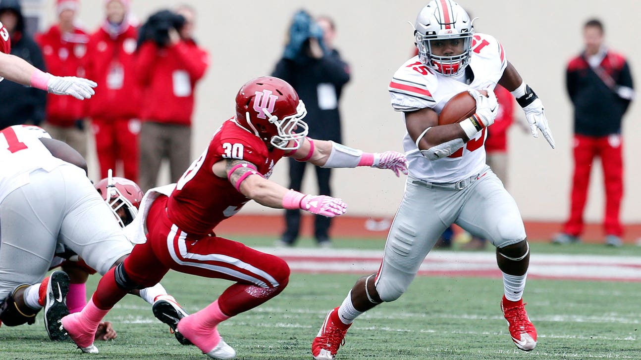 WATCH: Ohio State's Ezekiel Elliott breaks off long TD run with a kick