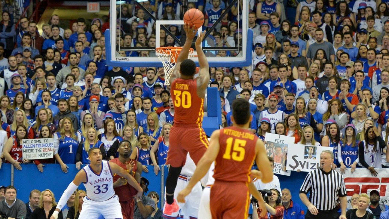Kansas' 54-game home winning streak ends in stunning upset